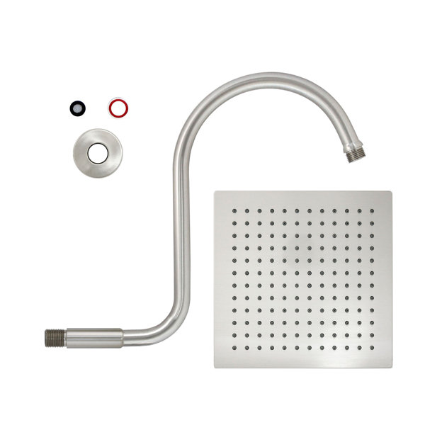 Modona Rain Shower Head with Gooseneck Arm & Reviews Wayfair